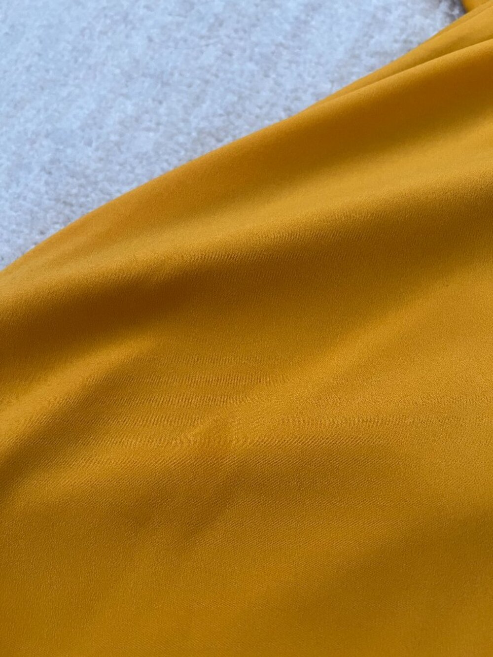 Eloquii Studio Yellow Ruffle Tie-Neck Dress Plus Size 14 - Picture 11 of 13